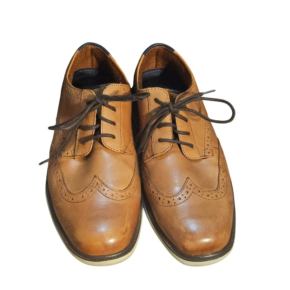 Nunn Bush Leather Wingtip Oxford Dress‎ Shoes - Classic Brogue Casual Business